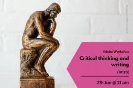 Image of a bronze philosopher, pondering