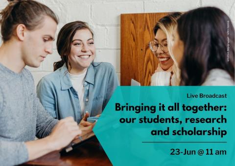 4 students socialising