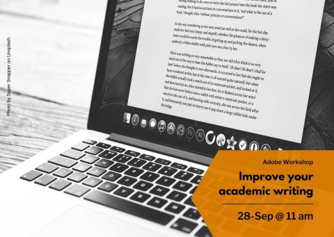 a laptop with writing on the screen