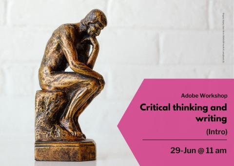 Image of a bronze philosopher, pondering